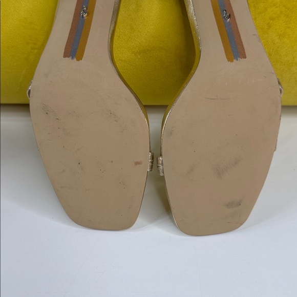 Sam Edelman • Women’s Peonie Kitten Heel Sandal • Gold Leaf • Size 11 😍😍 - Picture 10 of 15